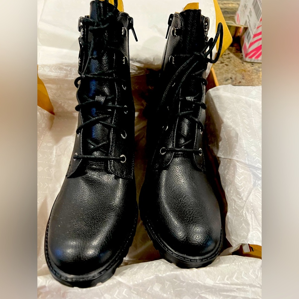 Zodiac Gaige Black Combat boots